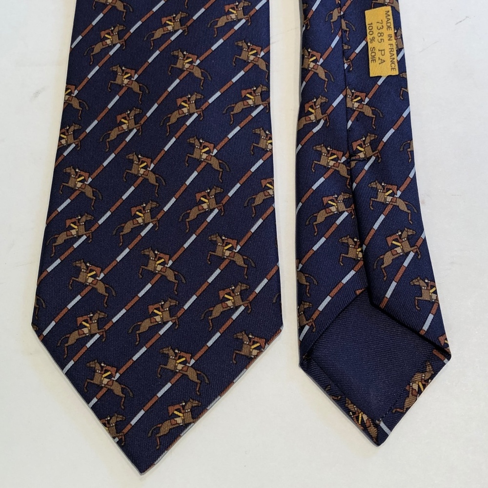 Hermes Tie – Silk – Equestrian Jump